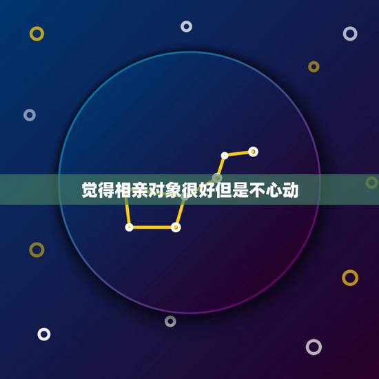 觉得相亲对象很好但是不心动，相亲对象对我很好，我没感觉，怎么办
