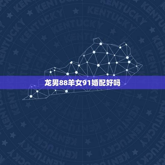 龙男88羊女91婚配好吗，1991年属羊女与1988年属龙男婚配咋样？