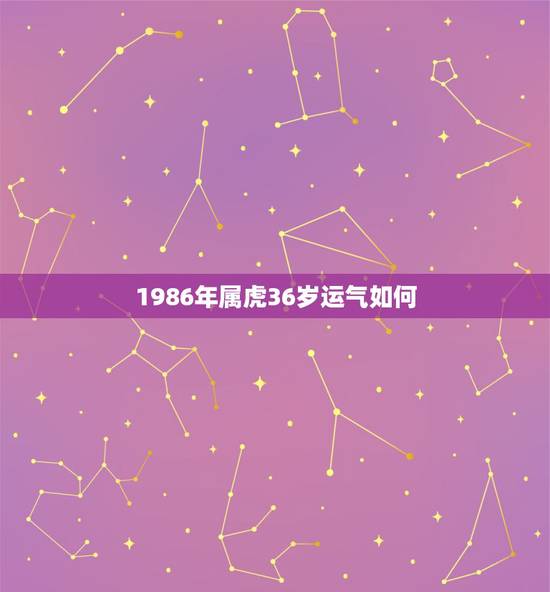 1986年属虎36岁运气如何,1986年属虎什么颜色旺财 1986年属虎36岁运气如何,1986年属虎什么颜色旺财