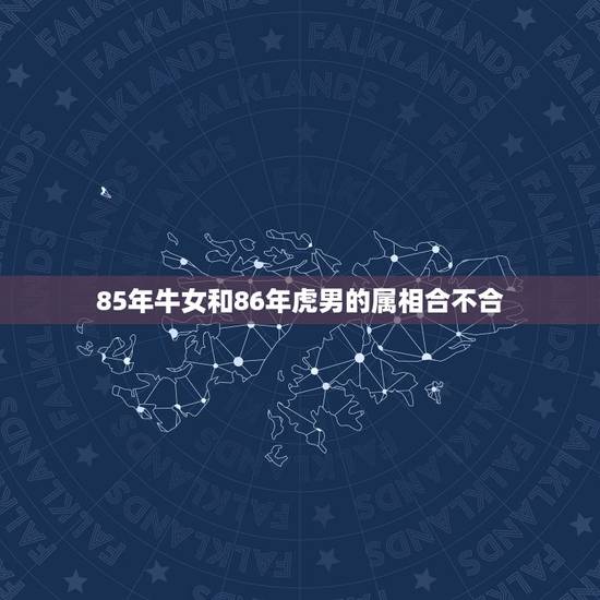 85年牛女和86年虎男的属相合不合，86年虎男与85年女牛能合婚吗
