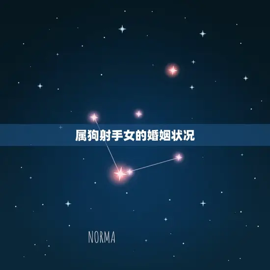属狗射手女的婚姻状况 属狗射手女的婚姻状况