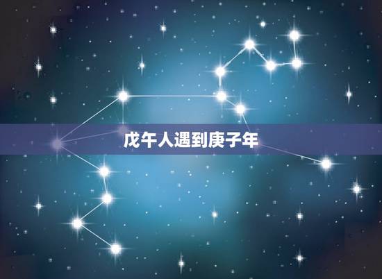 戊午人遇到庚子年，戊午日柱遇什么地支大富
