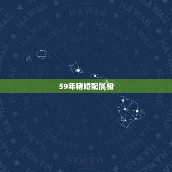 59年猪婚配属相，1971年属猪和1959年猪相配吗