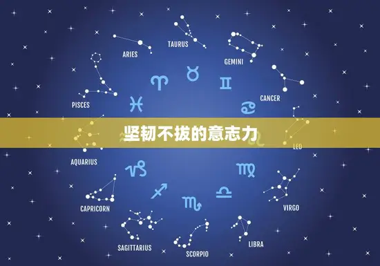 坚韧不拔的意志力