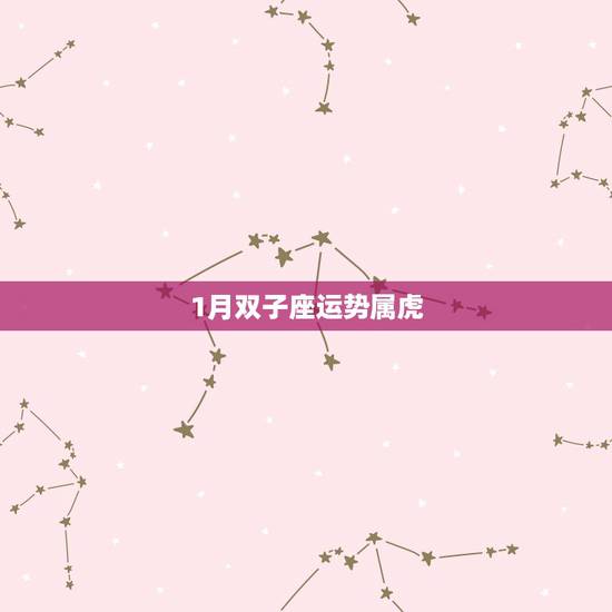 1月双子座运势属虎，请问属虎双子座2011的运势如何