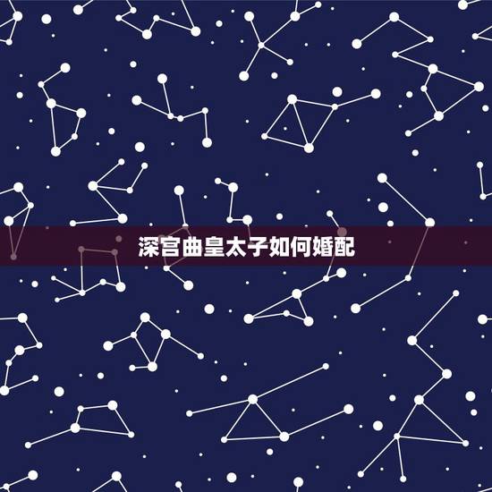深宫曲皇太子如何婚配，深宫曲怎么杀皇子