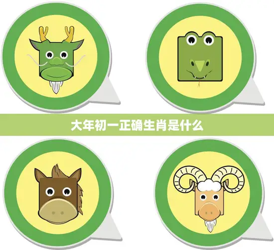 大年初一正确生肖是什么(如何辨别生肖迎接新春)