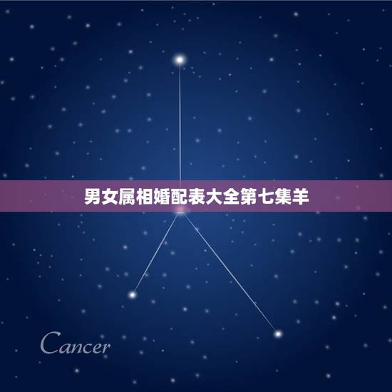 男女属相婚配表大全第七集羊，龙和羊的婚姻怎么样