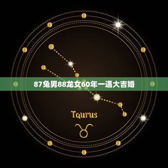 87兔男88龙女60年一遇大吉婚,87年兔男和88年龙女婚配吗? 87兔男88龙女60年一遇大吉婚,87年兔男和88年龙女婚配吗?