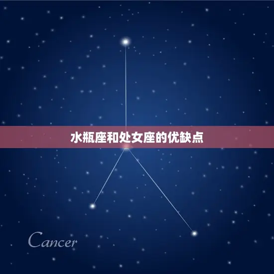 水瓶座和处女座的优缺点
