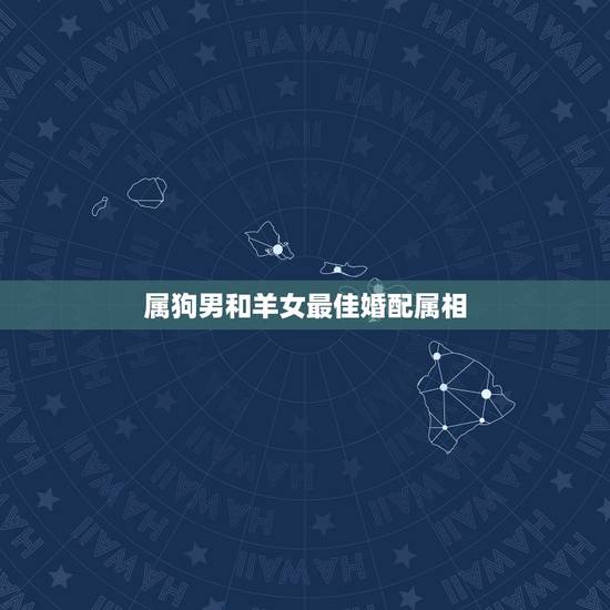 属狗男和羊女最佳婚配属相，属狗的和什么属相最配