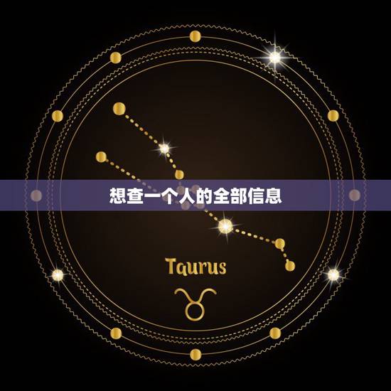 想查一个人的全部信息，现如今可以在网上查到一个人的全面信息吗？
