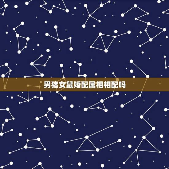男猪女鼠婚配属相相配吗,男猪女鼠相配吗? 男猪女鼠婚配属相相配吗,男猪女鼠相配吗?