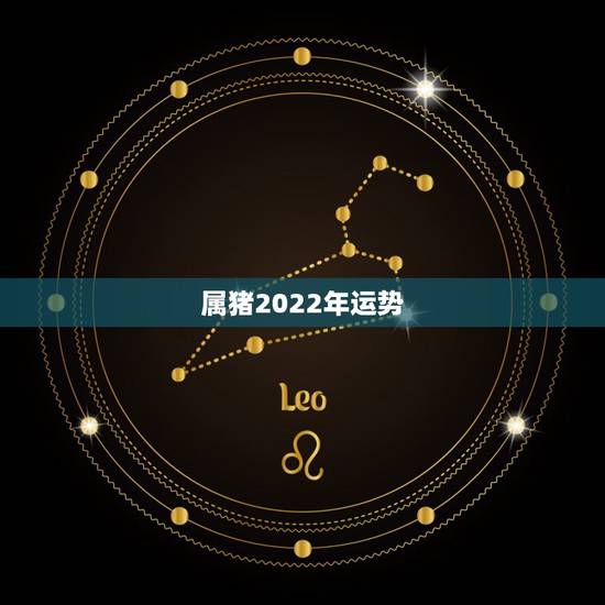 属猪2022年运势，1983年属猪男2022年每月运势？