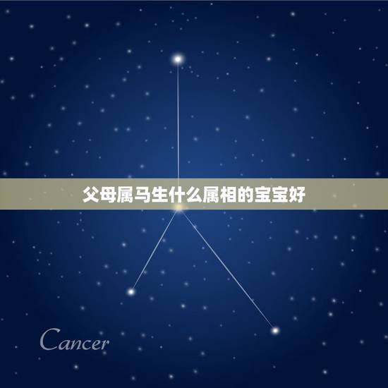 父母属马生什么属相的宝宝好，属龙的母亲 属马的父亲 生个什么属相的宝宝