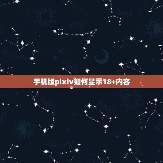 手机版pixiv如何显示18+内容,pixiv怎么打开r18模式? 手机版pixiv如何显示18+内容,pixiv怎么打开r18模式?