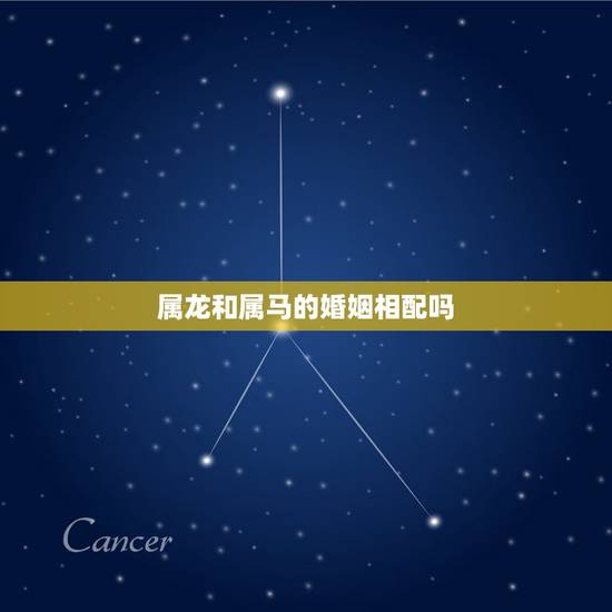 属龙和属马的婚姻相配吗，属龙的跟属马的相配吗