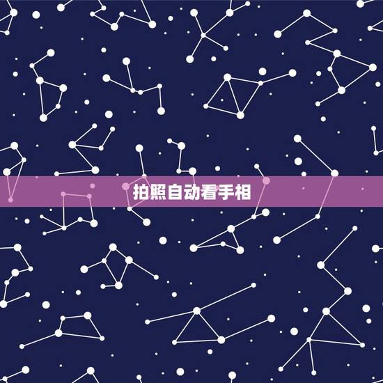 拍照自动看手相，拍照看手相