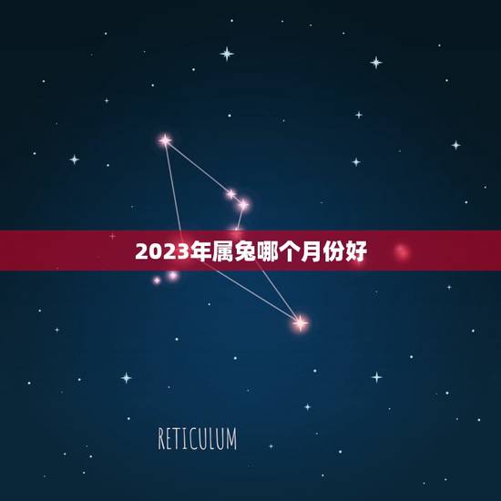 2023年属兔哪个月份好，202几年属兔