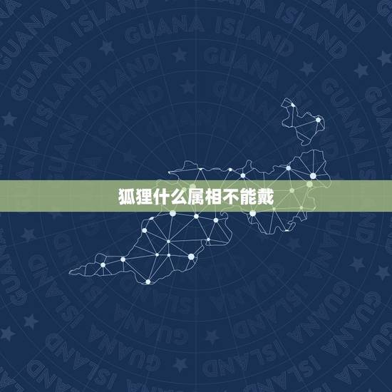 狐狸什么属相不能戴，属鼠的人能戴狐狸吗