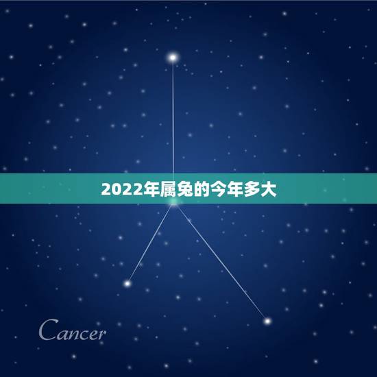 2022年属兔的今年多大，属兔的今年多大2022 年