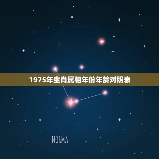 1975年生肖属相年份年龄对照表,十二生肖年龄对照表 1975年生肖属相年份年龄对照表,十二生肖年龄对照表