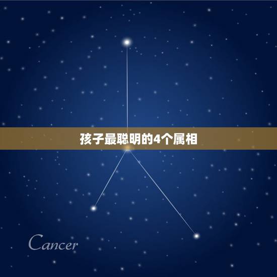 孩子最聪明的4个属相，哪个属相的宝宝最聪明？