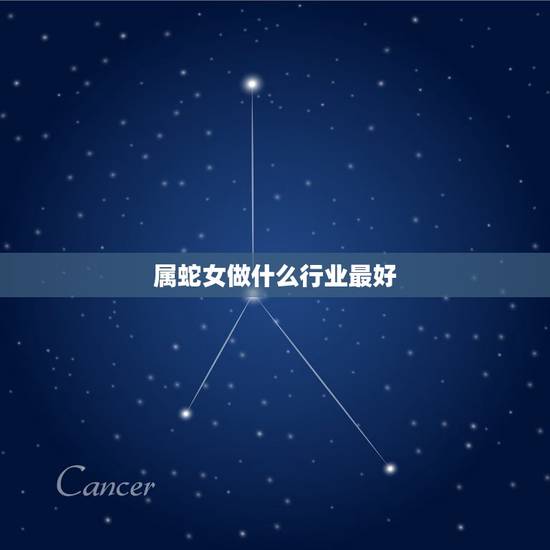 属蛇女做什么行业最好，属蛇人适合做什么工作