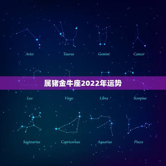 属猪金牛座2022年运势,属猪金牛座今年的运气 属猪金牛座2022年运势,属猪金牛座今年的运气