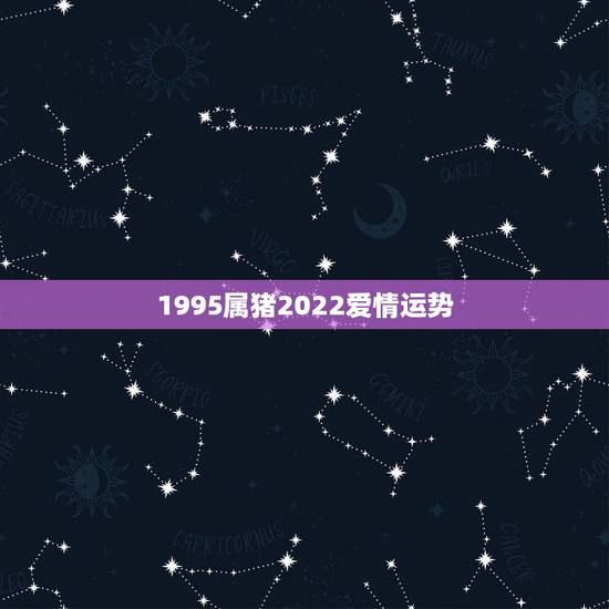 1995属猪2022爱情运势,95年生肖猪2021年运势 1995属猪2022爱情运势,95年生肖猪2021年运势