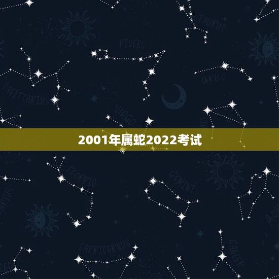 2001年属蛇2022考试，2001年属蛇在2023年的逐月运势