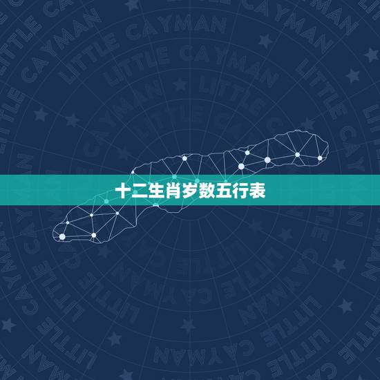 十二生肖岁数五行表，2015年12生肖岁数五行号码分别是哪些