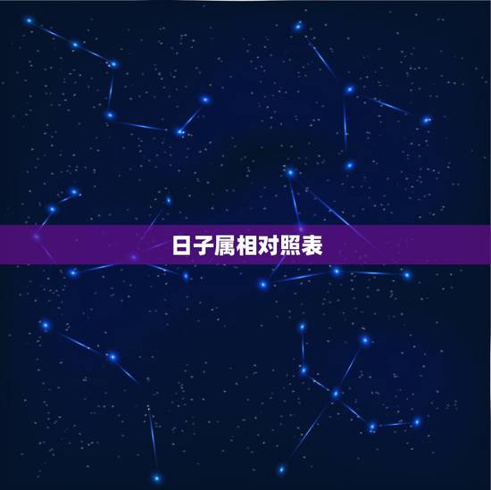 日子属相对照表，十二生肖相对应的时辰？