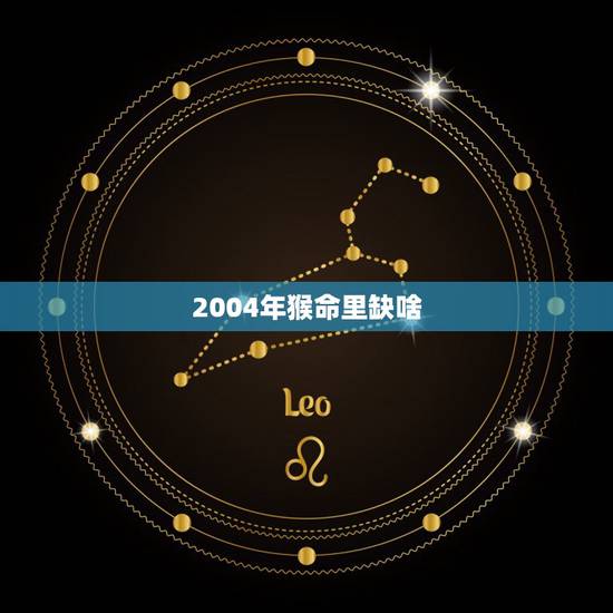 2004年猴命里缺啥,1978年属马的是什么命 2004年猴命里缺啥,1978年属马的是什么命