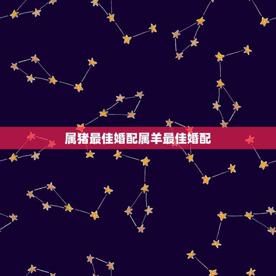 属猪最佳婚配属羊最佳婚配，91年属羊最佳婚配属相