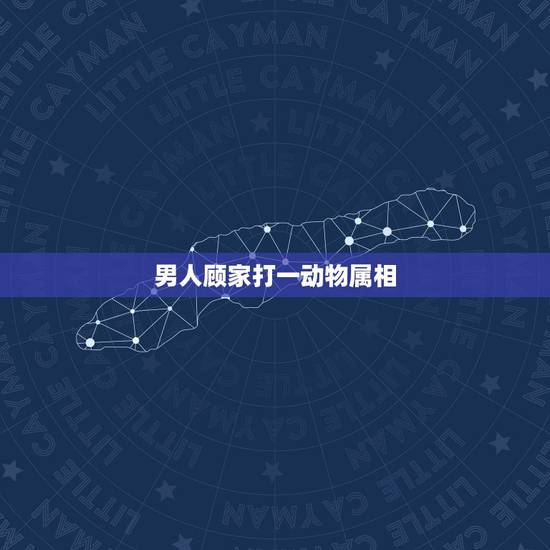 男人顾家打一动物属相，整天忙碌，顾家的动物。属什么生肖