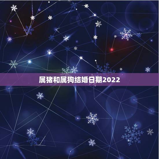 属猪和属狗结婚日期2022,2022年结婚吉日大合集 属猪和属狗结婚日期2022,2022年结婚吉日大合集