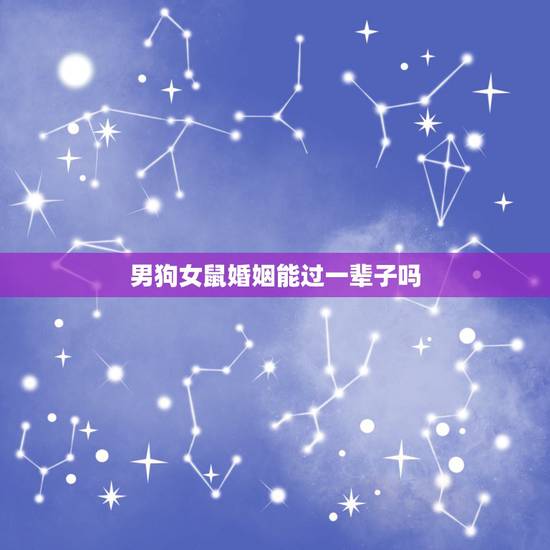 男狗女鼠婚姻能过一辈子吗,男鼠与女狗相配结婚后会离婚吗 男狗女鼠婚姻能过一辈子吗,男鼠与女狗相配结婚后会离婚吗
