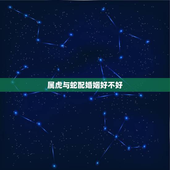 属虎与蛇配婚姻好不好,属蛇的跟属虎的能不能结婚 属虎与蛇配婚姻好不好,属蛇的跟属虎的能不能结婚
