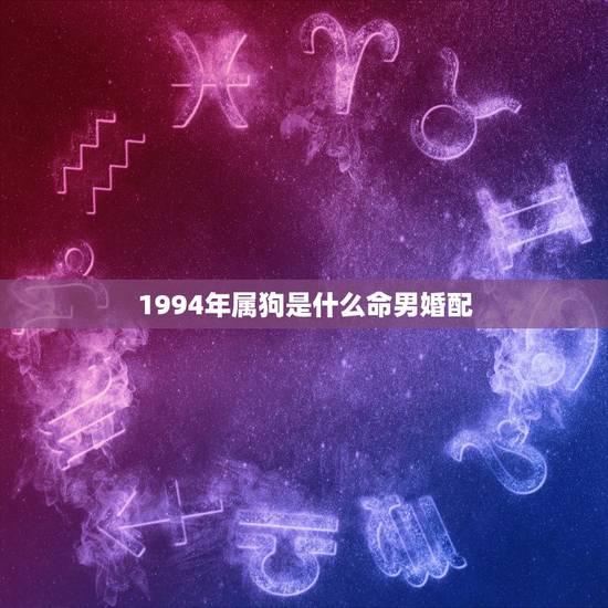 1994年属狗是什么命男婚配，1994男属狗的和什么属相最配