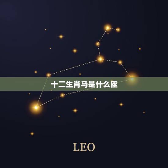 十二生肖马是什么座,属马的到底是什么星座 十二生肖马是什么座,属马的到底是什么星座