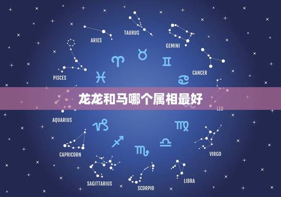 龙龙和马哪个属相最好，属马和属龙的生肖合的来吗？