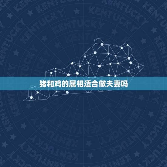 猪和鸡的属相适合做夫妻吗，属相鸡女和属猪男配吗？