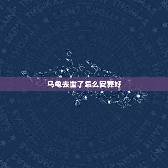乌龟去世了怎么安葬好，乌龟死了怎么安葬？