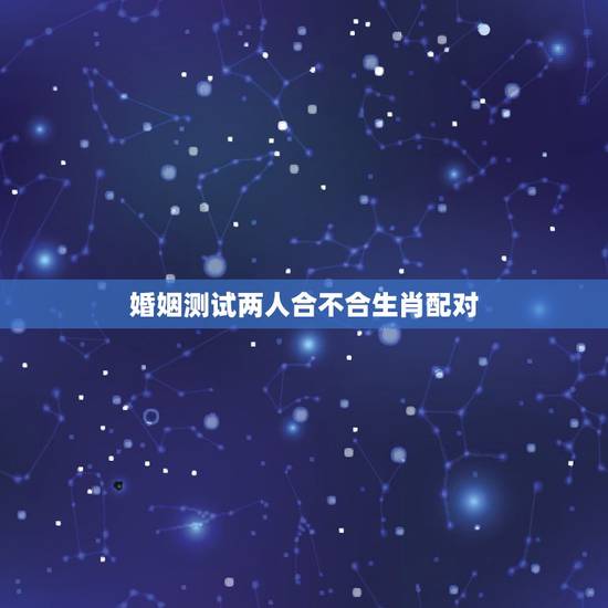 婚姻测试两人合不合生肖配对,生肖配对测试爱情 婚姻测试两人合不合生肖配对,生肖配对测试爱情