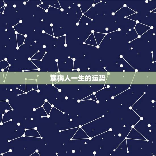 属狗人一生的运势,1982年属狗人一生运程 属狗人一生的运势,1982年属狗人一生运程