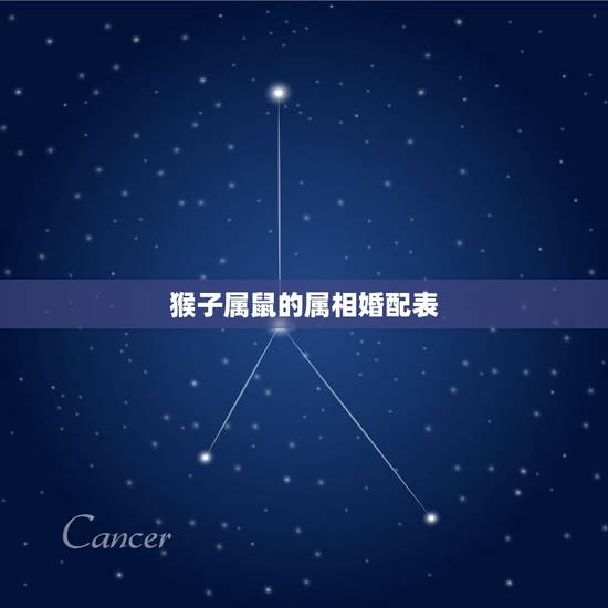 猴子属鼠的属相婚配表，属猴的属相婚配表，属猴的和什么属相最配，属猴的属