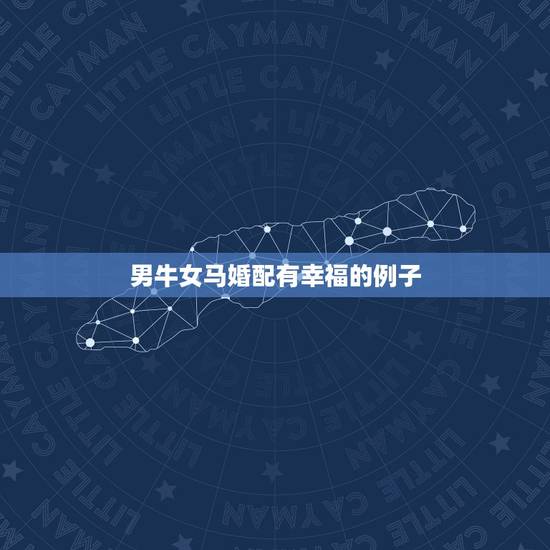 男牛女马婚配有幸福的例子，男属牛与女属马婚配如何