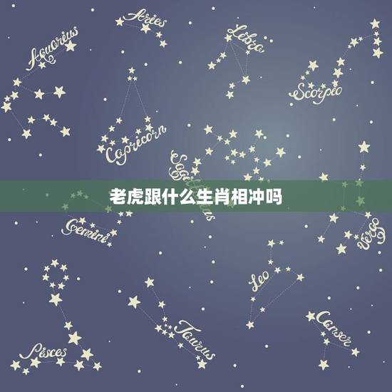 老虎跟什么生肖相冲吗，生肖虎和龙相冲吗