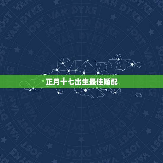 正月十七出生最佳婚配，正月十七16时30分出生的羊女最佳婚配是谁人